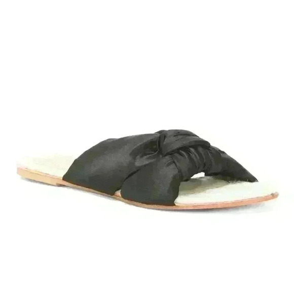 SEYCHELLES Satin Slide Sandals - Picture 2 of 8